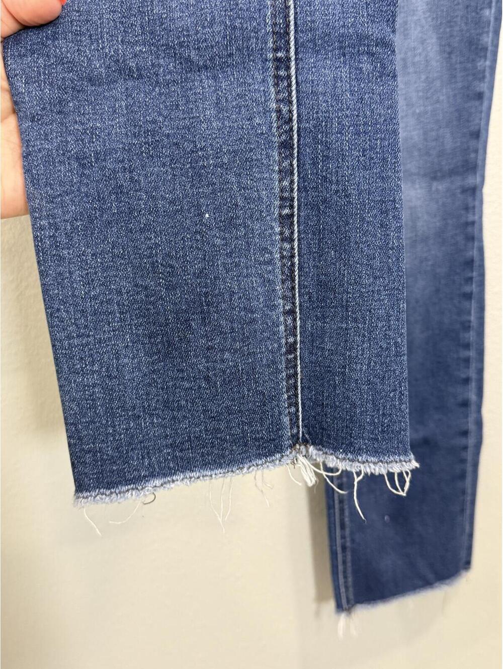 Flying Monkey Straight Leg High Rise Raw Hem, Women's 27 - Picture 5 of 7